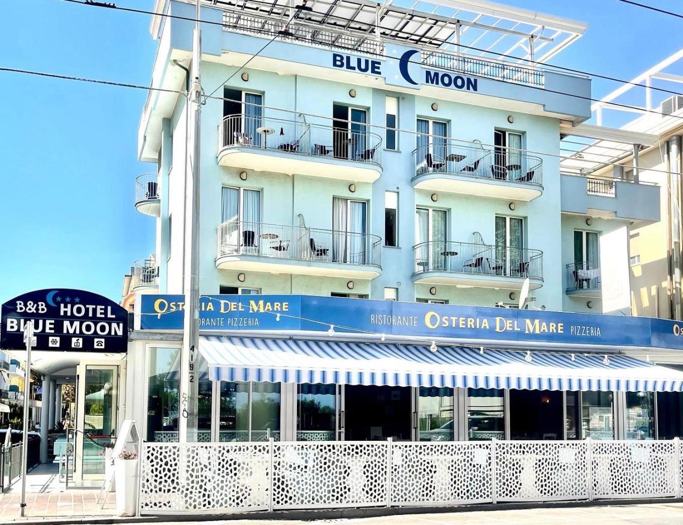Hotel Blue Moon Rímini Exterior foto